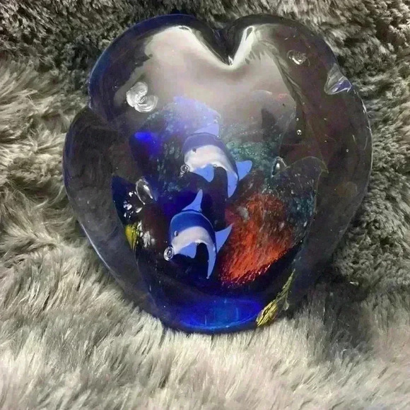 Art Glass Paperweight Fish  Aquarium
Multi-Color Coral Reef - Picture 2 of 4